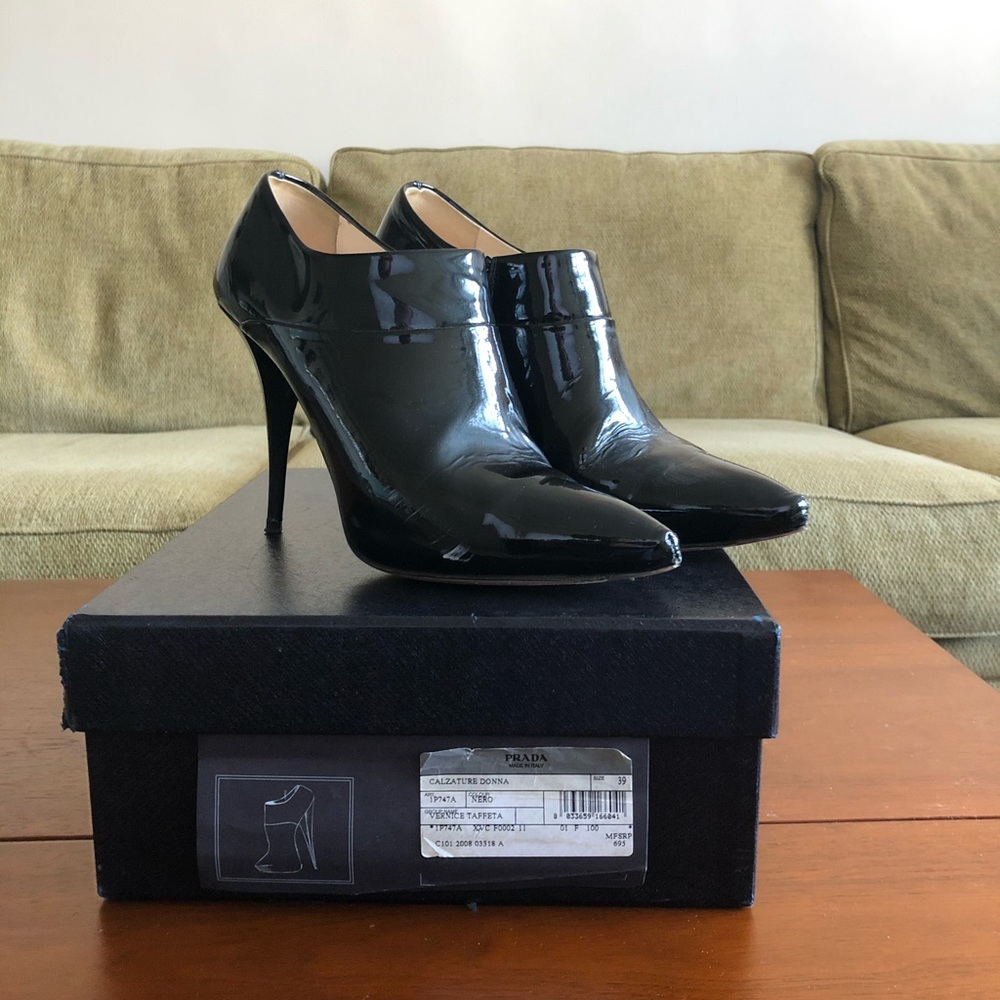 Prada Patent Leather Boot